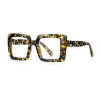 ETETGVG Gafas de sol con montura de bisagra de resorte y diseño de tendencia grande (4)