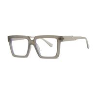 ETETGVG Gafas de sol de tendencia para mujer y hombre, gafas de moda transparentes (4)