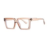 ETETGVG Gafas de sol de tendencia para mujer y hombre, gafas de moda transparentes (6)