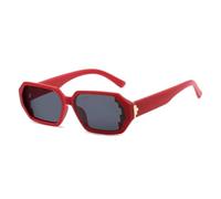 ETETGVG Gafas de sol para mujer y hombre, estilo vintage, rectangulares, para conducir, UV400 (TTYJ332-4)