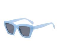 ETETGVG Gafas de sol retro de ojo de gato, gafas de lujo para mujeres/hombres, gafas vintage para mujer, Azul Gris, Talla única