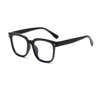 ETETGVG Marco de lente con espejo de luz plana y bloqueador de luz de moda y ocio, negro