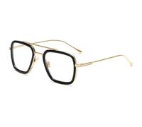 ETETGVG Moda para mujer Gafas de sol para hombre Gafas de sol retro, C9Gold White
