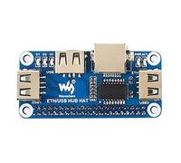 ETH/USB HUB HAT Conector Micro USB a RJ45 3 puertos USB Placa de expansión de conexión Ethernet para Raspberry Pi Zero