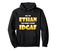 Ethan Costume Idgaf Funny Meme Halloween Costume For Ethans Sudadera con Capucha