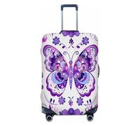 Ethebre Fundas elásticas para equipaje, diseño de mandala y mariposas, a prueba de polvo, resistente a los arañazos, protector de equipaje elástico para viajes de negocios, viajes, Mandala Butterfly