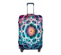 Ethebre Galaxy Space - Fundas elásticas para equipaje, diseño de mandala bohemio, a prueba de polvo, resistente a los arañazos, protector de equipaje elástico para viajes de negocios, Galaxy Space