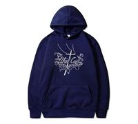 Ethel Cain - Sudaderas con capucha y logotipo de Willoughby Tucker Forever Tour Merch para mujeres y hombres, sudaderas de manga larga a la moda, azul marino, XS