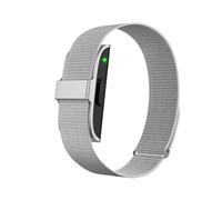 Ethelred Pulsera inteligente 2208A con monitor de ritmo cardíaco, podómetro, monitor de actividad física para hombres y mujeres, pulsera electrónica (plata)