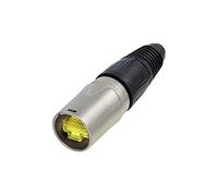 EtherCON Cable Connector, RJ45 macho, níquel, diámetro del cable 3,5-8 mm, resistente