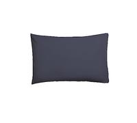 ETHERE MAISON Funda de Almohada Azul Jeans 45x155 cm. Algodón 200 Hilos.