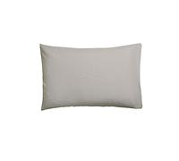 ETHERE MAISON Funda de Almohada Beig Lino 45x110 cm. Algodón 200 Hilos.