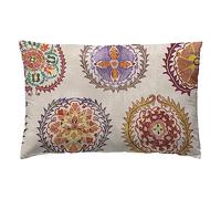 ETHERE MAISON Funda de Almohada Suzani 50x90. Incluye 2 Unidades, algodón 200 Hilos.
