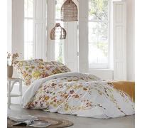 ETHERE MAISON Funda nórdica Haku Amarillo Cama 135 cm - 220x220 cm, algodón 200 Hilos. Cierre con Corchetes.