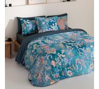 ETHERE MAISON Funda nórdica Uhtred Cama 180 cm - 260x240 cm, algodón 200 Hilos. Cierre con Botones.