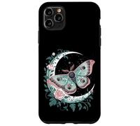 Ethereal Celestial Moth Butterfly Flowers Moon Aesthetic Carcasa para iPhone 11 Pro MAX