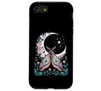 Ethereal Celestial Moth Butterfly Flowers Moon Aesthetic Carcasa para iPhone SE (2020) / 7/8