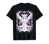 Ethereal Fairy Wings Pastel Goth Fantasía Halloween E Girl Camiseta