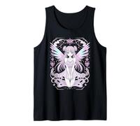 Ethereal Fairy Wings Pastel Goth Fantasía Halloween E Girl Camiseta sin Mangas