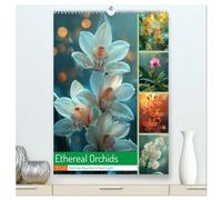 Ethereal Orchids (High Quality Premium Wall Calendar 2026 DIN A2 portrait),CALVENDO 12 Month Wall Calendar: An artistic journey through the world of orchids