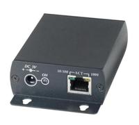 Ethernet IP Datos/Signal Extender Repeater SR01, extiende IP y datos sobre CAT5E/CAT6 hasta 120 metros, soporta 10/100/1000 Base-T, Plug and Play