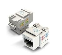 Ethernet Keystone, GearIT CAT6 RJ45 de Impacto Keystone Jack Conector Blanco Talla única