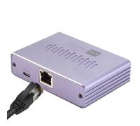 Ethernet Port Splitter | Aluminum Alloy, Either Network Splitter 1-to-4 - High Speed Gigabit Router Adapter Low-Latency Accessories For Library PC Camera TV Box Home Living Room