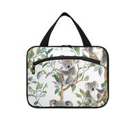 EtherSpher Beauty Koala - Bolsa de viaje colgante para artículos personales con gancho, accesorios de diseñador, bolsa de cosméticos para mujeres, viajes, cruceros, estuche para guardar maquillaje, L