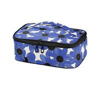 EtherSpher Black-Eyed Susan Simple Line Art Valentinesnes - Lonchera decorativa azul para niños, lonchera aislada para salir y comer