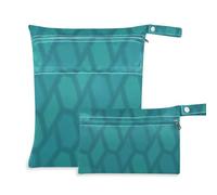 EtherSpher Bolsas lavables Red Irregular Line para nadadores, paquete de 2 artículos esenciales de viaje para bebé con asas para piscina, piscina