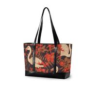 EtherSpher Bolsas simples para portátiles para mujer con diseño de flamencos de animales de la selva, con cremallera, bolsa de pañales para viajes, gimnasio, vacaciones, con bolsas de pañales para