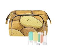 EtherSpher Bonita bolsa de maquillaje portátil con dibujos animados para mujer, joyería para mujer, viaje, Bonita patata vegetal de dibujos animados, 1 size