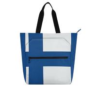 EtherSpher Bonita bolsa decorativa para libros para niños, niñas y mujeres, bandera de Finlandia, bolsa grande para libros de biblioteca con asas de cremallera para la escuela, trabajo, viajes, arco