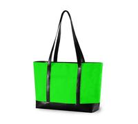 EtherSpher Chartreuse - Bolsa grande moderna para laptop con cremallera estructurada para mujer, para trabajar con tabletas para computadoras de mujer