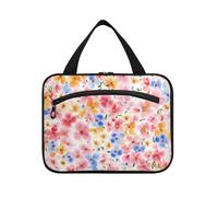 EtherSpher China Plum Blossom Beauty Summer Flowers Pink Hanging - Neceser para hombre con gancho, organizador de cosméticos esencial para viajes, kit de inodoro para mujer, L, China Flor de ciruelo