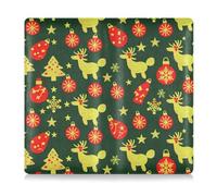 EtherSpher Christmas Deco Gold Deer - Soporte para tarjetas de registro de automóvil y seguro de automóvil para documentos, tarjetas, licencia, Decoración navideña de ciervo dorado, 1 size