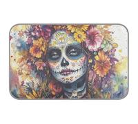 EtherSpher Dia De Los Muertos - Cama de refrigeración para gatos mexicanos de verano para gatos de interior para mascotas al aire libre, cama portátil refrescante para Perros M