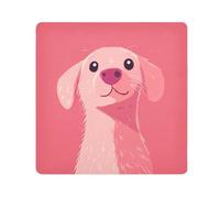 EtherSpher Estuche de viaje para maquillaje de perro melocotón, diseño de dibujos animados, Lindo perro melocotón de dibujos animados, 21.7x21.7in