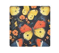 EtherSpher Nature Butterfly Wild Style - Bolsa de viaje de tela autoadhesiva, bolsa de viaje de 21.7 x 21.7 pulgadas para artículos de tocador, Mariposa natural, estilo salvaje, 21.7x21.7in