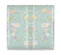 EtherSpher Simple Spring Flowers - Tarjetero de piel sintética para registro y seguro, para documentos, tarjetas, licencia, Flores de primavera simples, 1 size