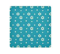 EtherSpher Star Of David - Organizador de maquillaje azul para lentes de cámara, organizador de maquillaje de viaje, 21.7 x 21.7 pulgadas, para artículos de tocador, azul, (Star of David Blue),