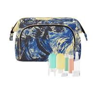 EtherSpher Western Cowboy Wild West - Bolsa de maquillaje esencial para artículos de tocador, Western Cowboy Wild West, 1 size