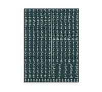 Ethiopian Cultural Alphabet Chart - Amharic Letters Learning Poster for World Languages, Study Room, Home Decor(Unframed,08x12inch(20x30cm))