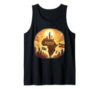 Ethiopian Flag Rasta Africa Rising Again from Ethiopia Camiseta sin Mangas