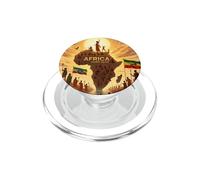 Ethiopian Flag Rasta Africa Rising Again from Ethiopia PopSockets PopGrip para MagSafe