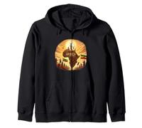 Ethiopian Flag Rasta Africa Rising Again from Ethiopia Sudadera con Capucha