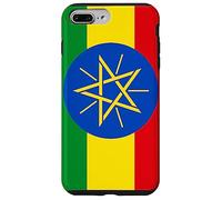 Ethiopian Patriotism Inspired Flag of Ethiopia Design Carcasa para iPhone 7 Plus/8 Plus