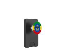 Ethiopian Patriotism Inspired Flag of Ethiopia Design PopSockets PopWallet para MagSafe