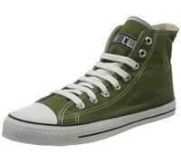 Ethletic Fair Trainer Cap Hi Cut Classic, Zapatillas Unisex Adulto, Camping Green Just White, 36 EU