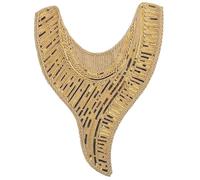 Ethnic Styles - Apliques bordados de encaje con lentejuelas para coser en fiestas y bodas, vestidos bordados
